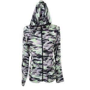 Lululemon Mist Over Windbreaker Pastel Glide Multi Black Green Size 6